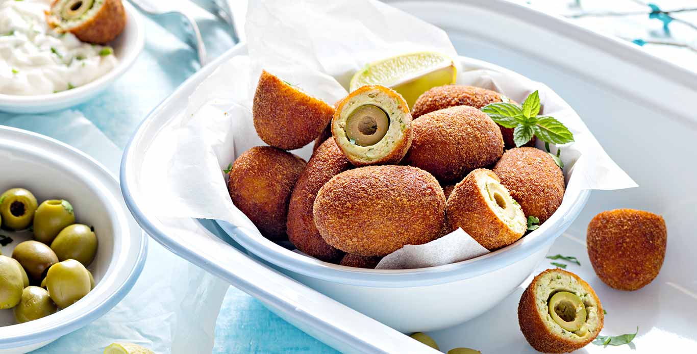 Olive Chicken Poppers